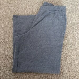 Gray hollister wide leg swearpants